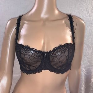 Chantelle lace Bra black size 34 D
